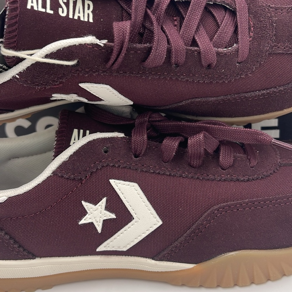 Converse Men’s RUN STAR TRAINER OX BLOODSTONE/EGRET/WHITE A13360C Sneakers - Picture 14 of 16
